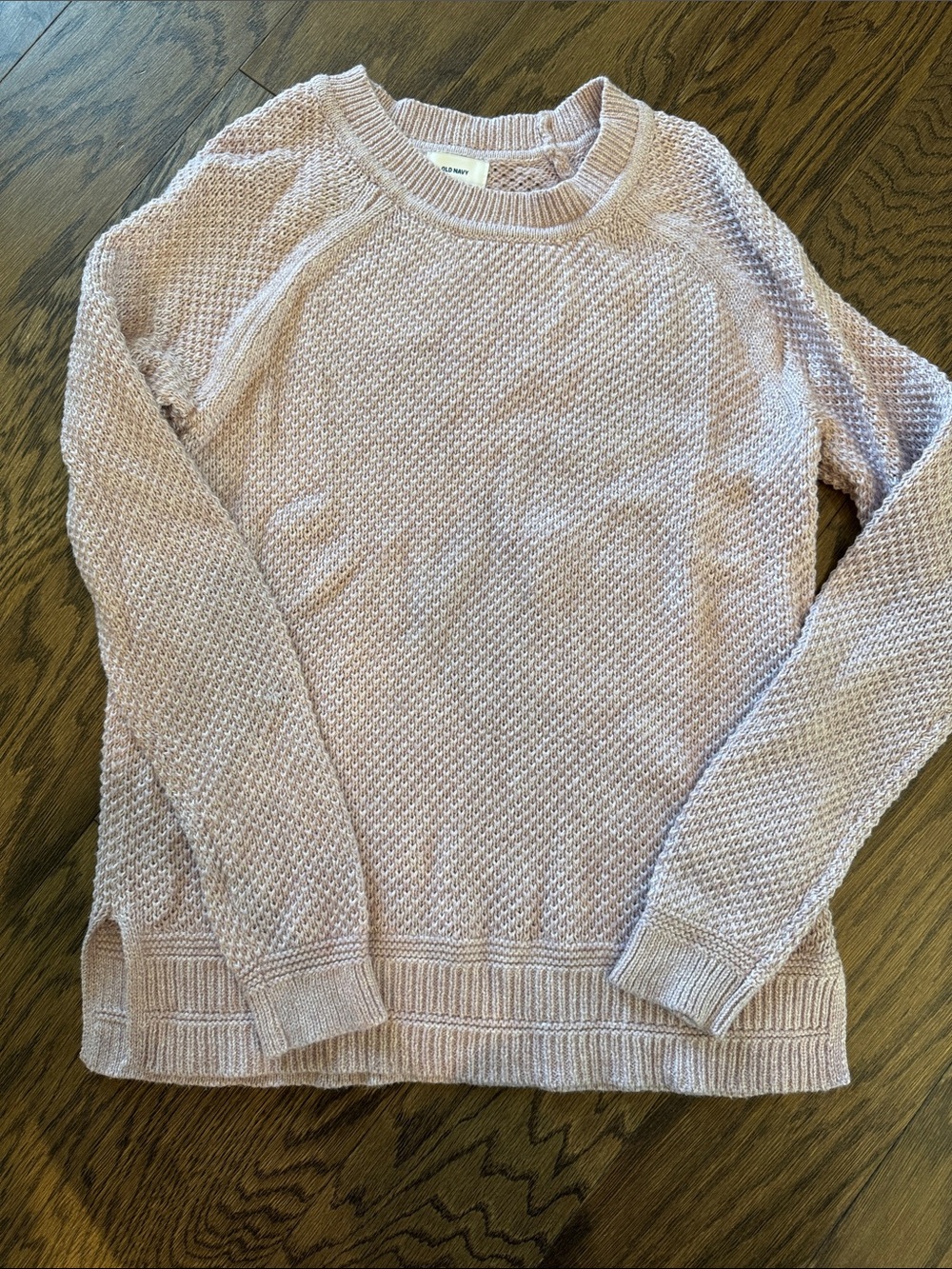 Old Navy Light Purple/Pink Crewneck Knit Sweater